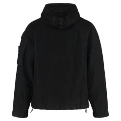 Stone Island Kreukel Corduroy 500-TC Jack met Capuchon-Heren Jassen