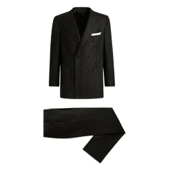 Kiton Krijtstreep Wol Kasjmier Pak-Heren Kostuums