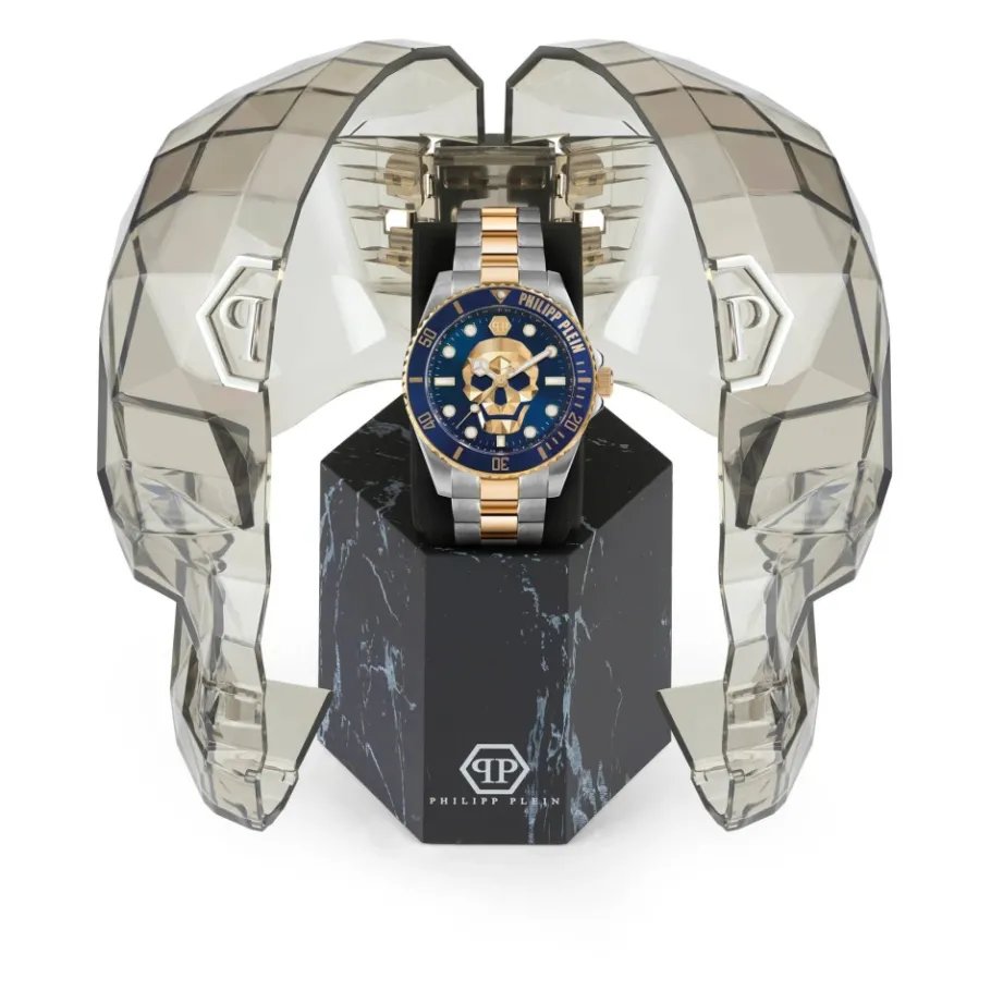 Philipp Plein $kull Diver 44mm Watch-Heren Horloges