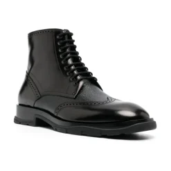 Alexander McQueen Lace-up Boots-Heren Laarzen