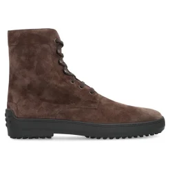 Tod's Lace-up Suede Enkellaarsjes-Heren Laarzen