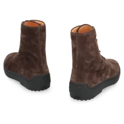 Tod's Lace-up Suede Enkellaarsjes-Heren Laarzen