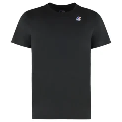 K-Way Le Vrai Edouard Katoenen T-shirt met ronde hals-Heren Shirts