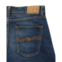 Nudie Jeans Lean Dean Troubled Sea Denim Jeans-Heren Jeans