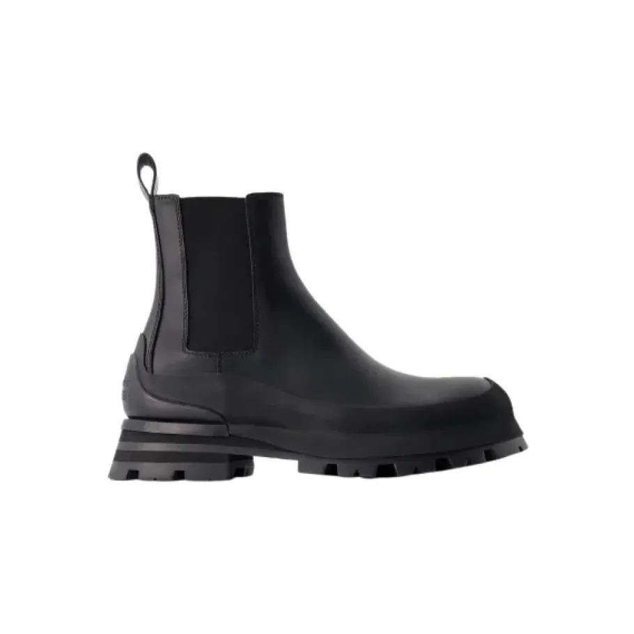 Alexander McQueen Leather boots-Heren Laarzen