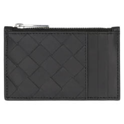 Bottega Veneta Leather Card Holder-Heren Portefeuilles