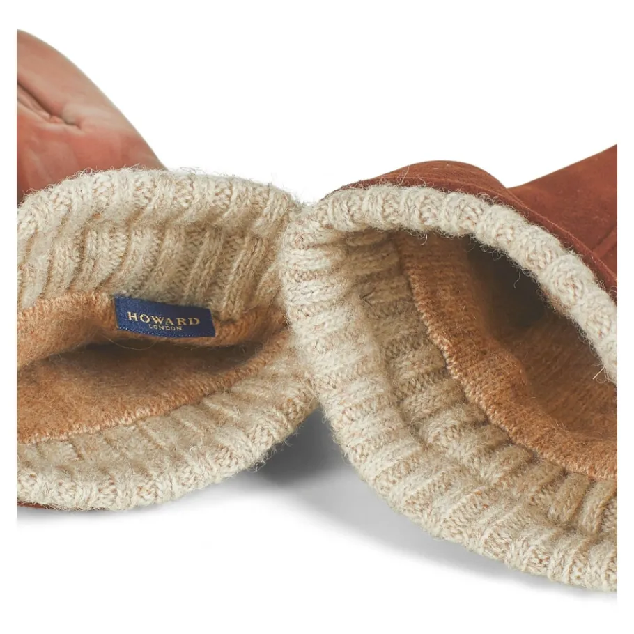 Howard London Leather Gloves Bob-Heren Handschoenen