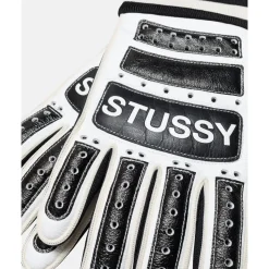 Stüssy Lederen Fietshandschoenen-Heren Handschoenen