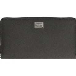 Dolce & Gabbana Lederen Portemonnee met Rits-Heren Portefeuilles