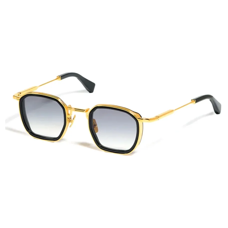 John Dalia Leo C100 Geel Goud Zonnebril-Heren Zonnebrillen