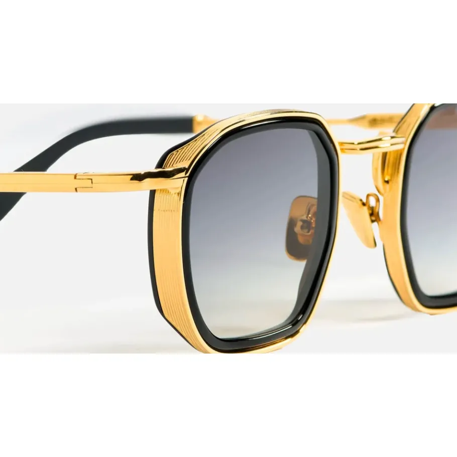 John Dalia Leo C100 Geel Goud Zonnebril-Heren Zonnebrillen