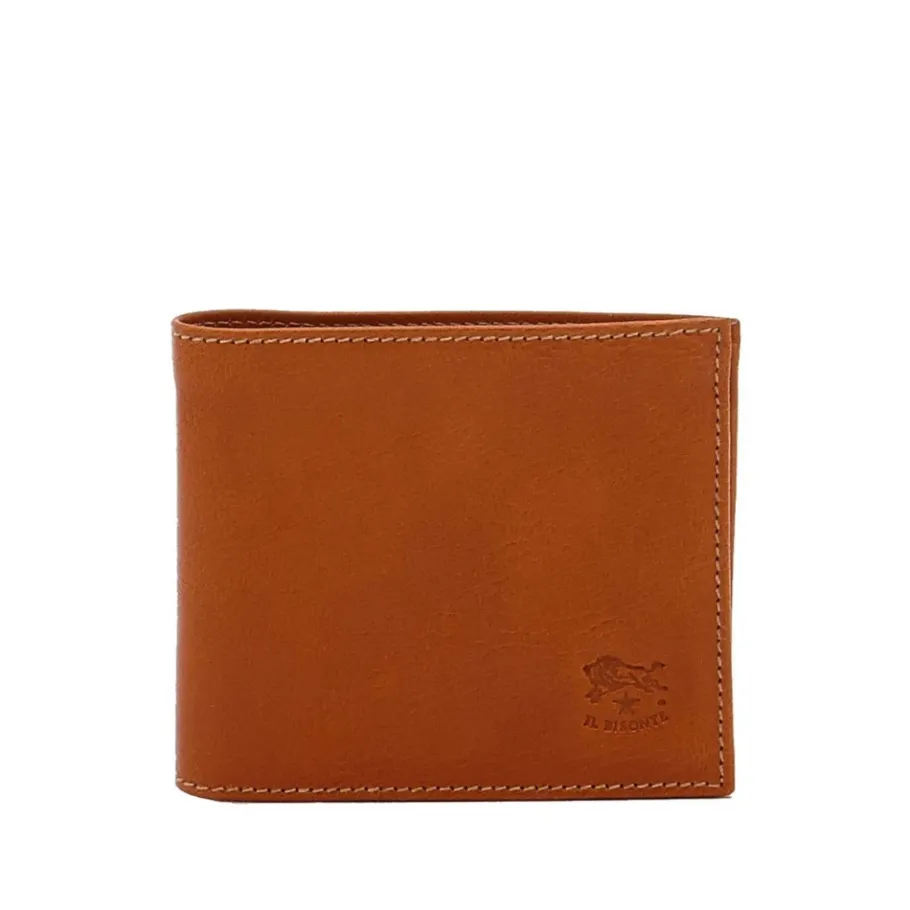 Il Bisonte Leren Bi-fold Portemonnee-Heren Portefeuilles