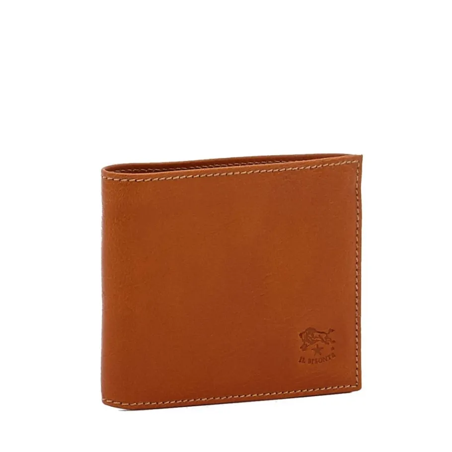 Il Bisonte Leren Bi-fold Portemonnee-Heren Portefeuilles
