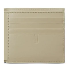 Burberry Leren Bifold Portemonnee met Logo Plaque-Heren Portefeuilles