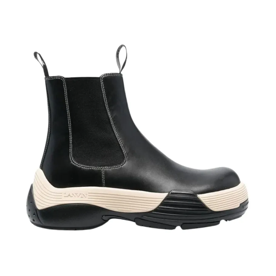 Lanvin Leren Chelsea Boots-Heren Laarzen