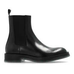 Alexander McQueen Leren Chelsea-laarzen-Heren Laarzen
