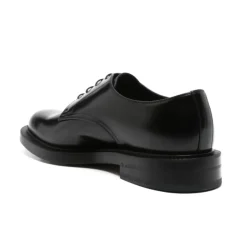 Gucci Leren Derby Schoenen met Logo-Heren Nette Schoenen