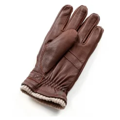 Hestra Leren Fleece Gevoerde Handschoenen-Heren Handschoenen