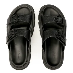 Kazar Leren flip-flops op een dikke zool-Heren Slippers