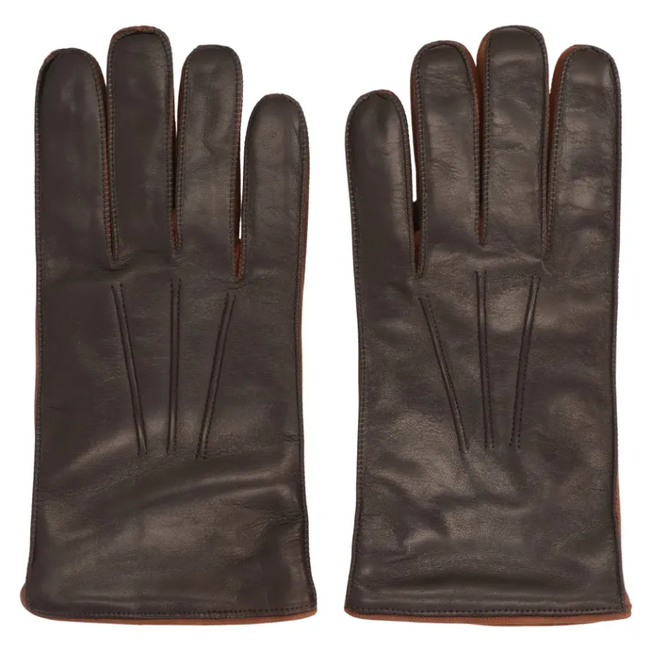 Moorer Leren handschoenen in Clifton-stijl-Heren Handschoenen