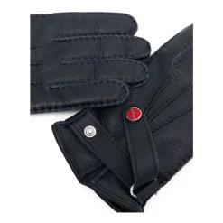 Kiton Leren handschoenen met volledige vingers-Heren Handschoenen