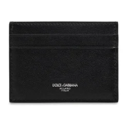 Dolce & Gabbana Leren kaarthouder-Heren Portefeuilles