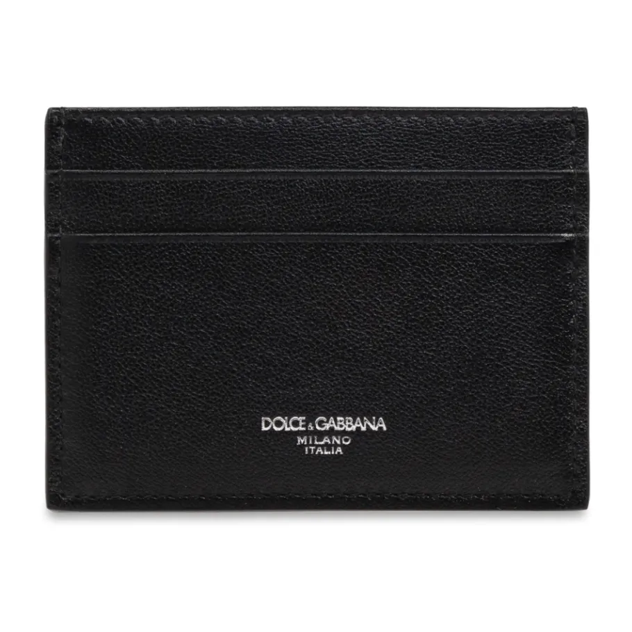 Dolce & Gabbana Leren kaarthouder-Heren Portefeuilles