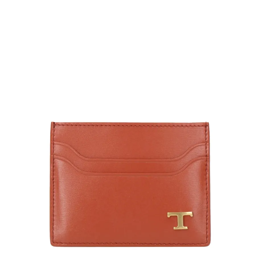 Tod's Leren Kaarthouder Portemonnee-Heren Portefeuilles