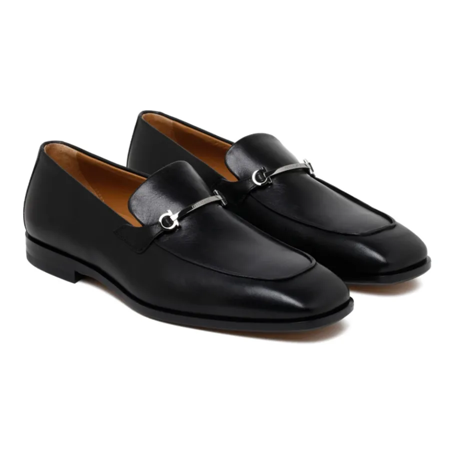 Ferragamo Leren Loafers-Heren Instappers & Slip Ons