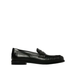 Emporio Armani Leren Loafers Slipon Casual-Heren Instappers & Slip Ons