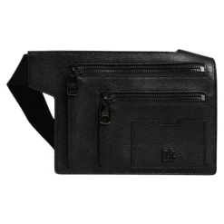 Dolce & Gabbana Leren Messenger Crossbody Tas-Heren Tassen