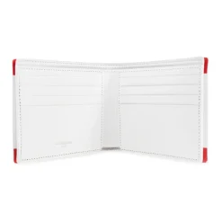 Balenciaga Leren Portemonnee met Print-Heren Portefeuilles