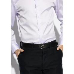 Giorgio Armani Leren riem-Heren Riemen