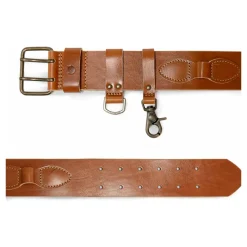 Fjällräven Leren riem met karabijnhaak-Heren Riemen