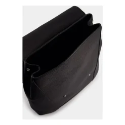 Alexander McQueen Leren rugzak met magnetische sluiting-Heren Rugzakken