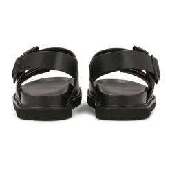 Kazar Leren sandalen met metalen gesp-Heren Sandalen