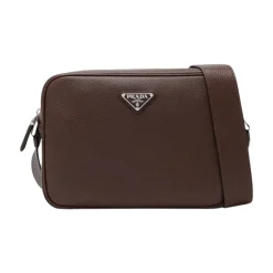 Prada Leren Schoudertas-Heren Tassen