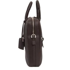 Santoni Leren Schoudertas Gehamerd-Heren Tassen