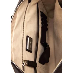 Santoni Leren Schoudertas Gehamerd-Heren Tassen