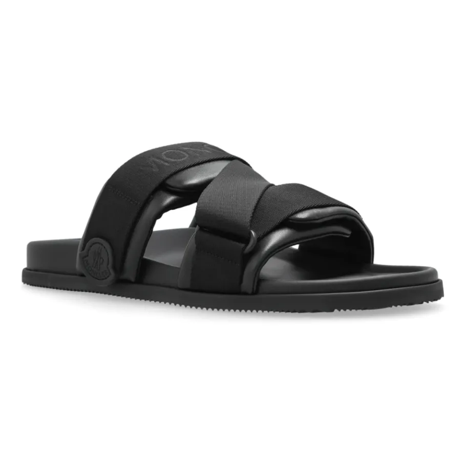 Moncler Leren slides-Heren Slippers