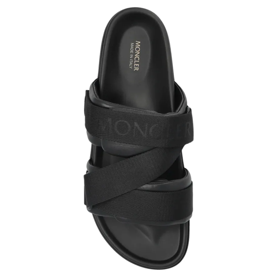 Moncler Leren slides-Heren Slippers