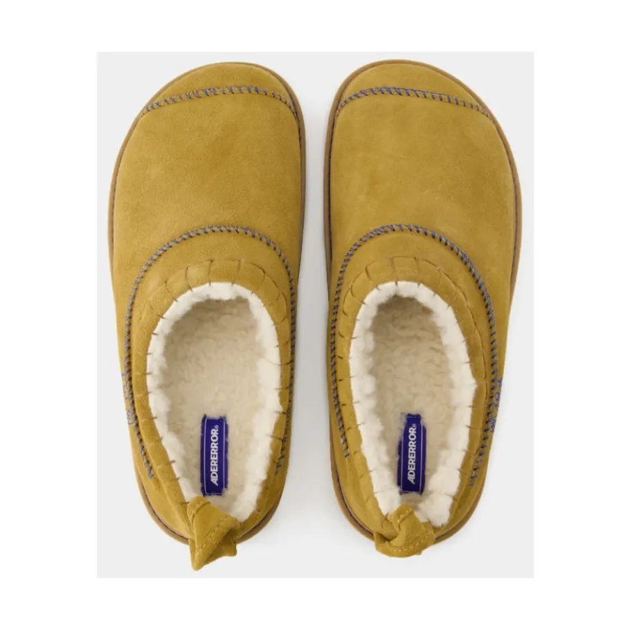 Ader Error Leren Slip-On Slides - Kameel-Heren Snowboots