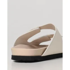 Palm Angels Leren Slippers-Heren Slippers