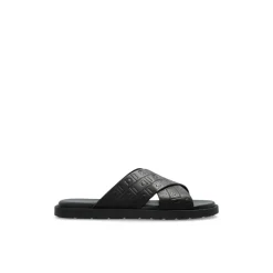 Ferragamo Leren Slippers Brise-Heren Slippers