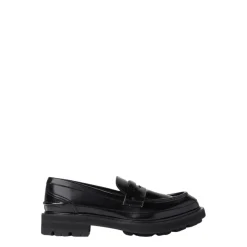 Alexander McQueen Leren Tread Loafers-Heren Instappers & Slip Ons