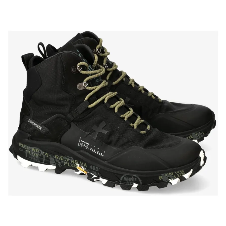 Premiata Leren veterschoenen-Heren Laarzen