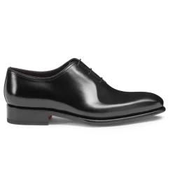 Santoni Leren wholecut veterschoen-Heren Instappers & Slip Ons|Nette Schoenen