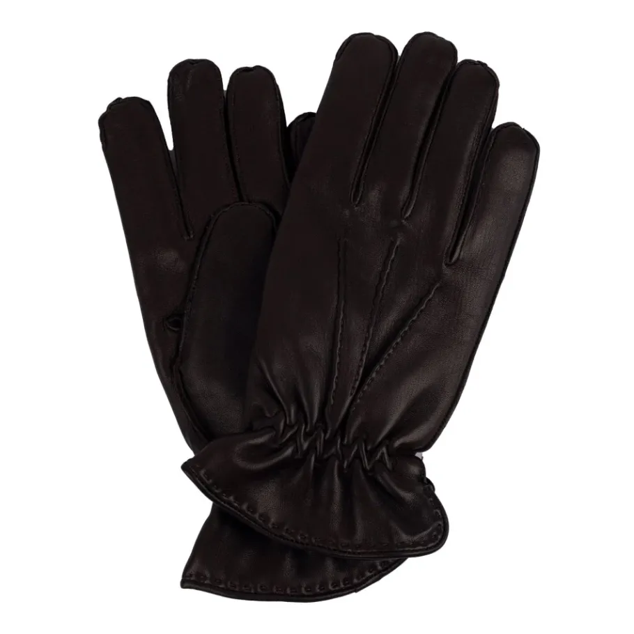 Orciani Leren Wollen Kasjmier Handschoenen-Heren Handschoenen