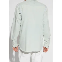 Golden Goose Lichte Distressed Denim Overhemd-Heren Overhemden