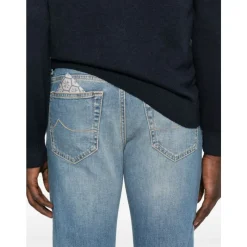 Jacob Cohën Lichte Jeans Knoopsluiting-Heren Jeans